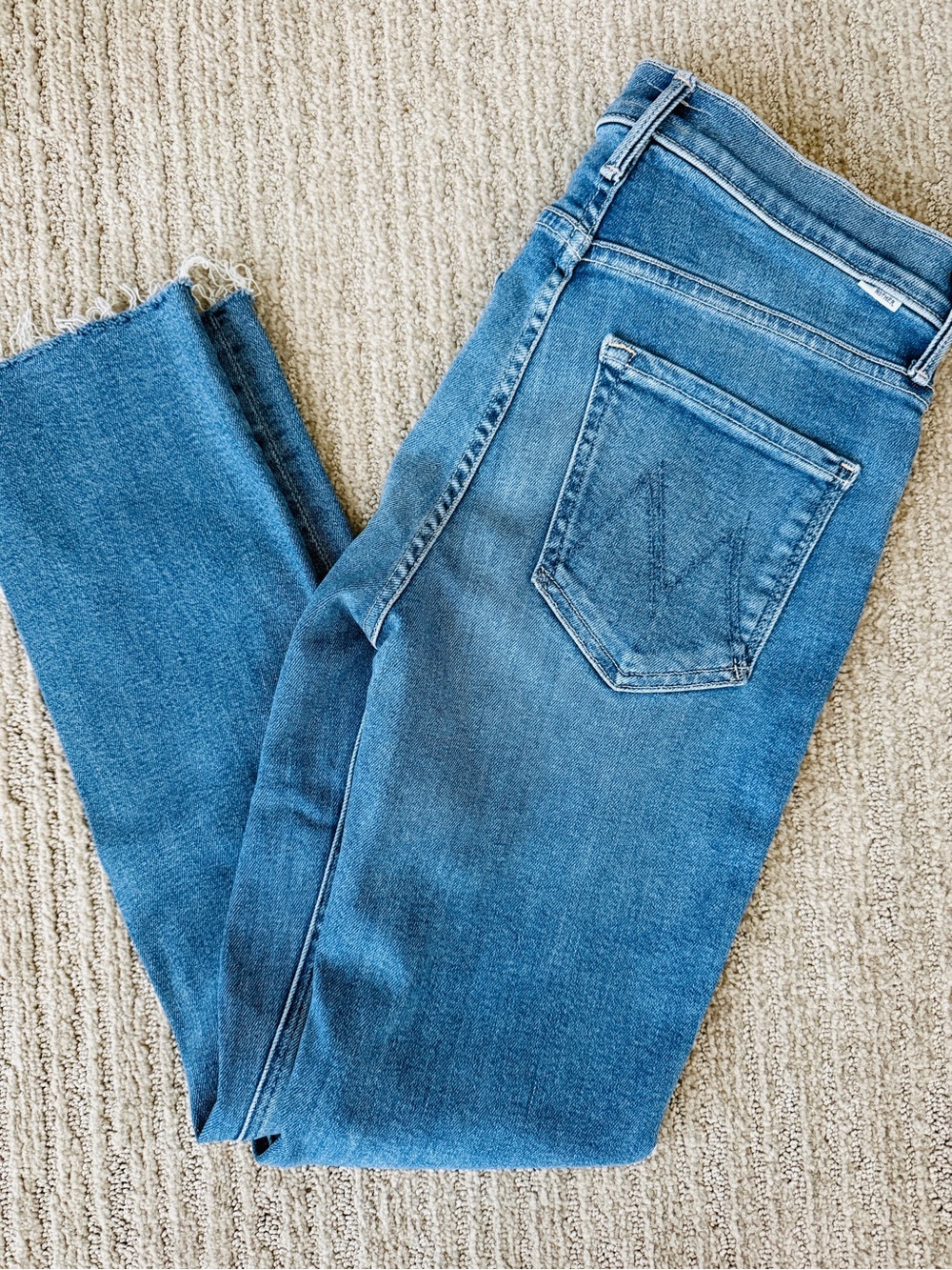 MOTHER Blue Skinny Jeans - Mid Wash (New, with tags!)